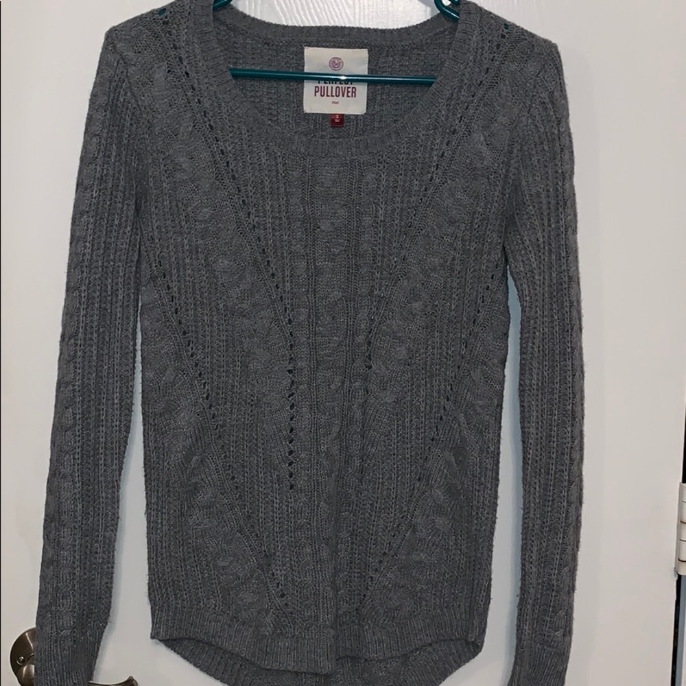 Gray sweater